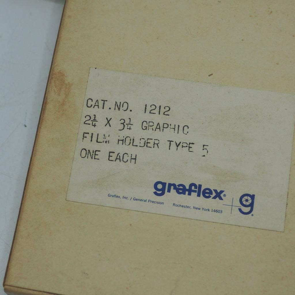 Graflex Type 5 Film Holder Empty Box Lot of 3 1960’s