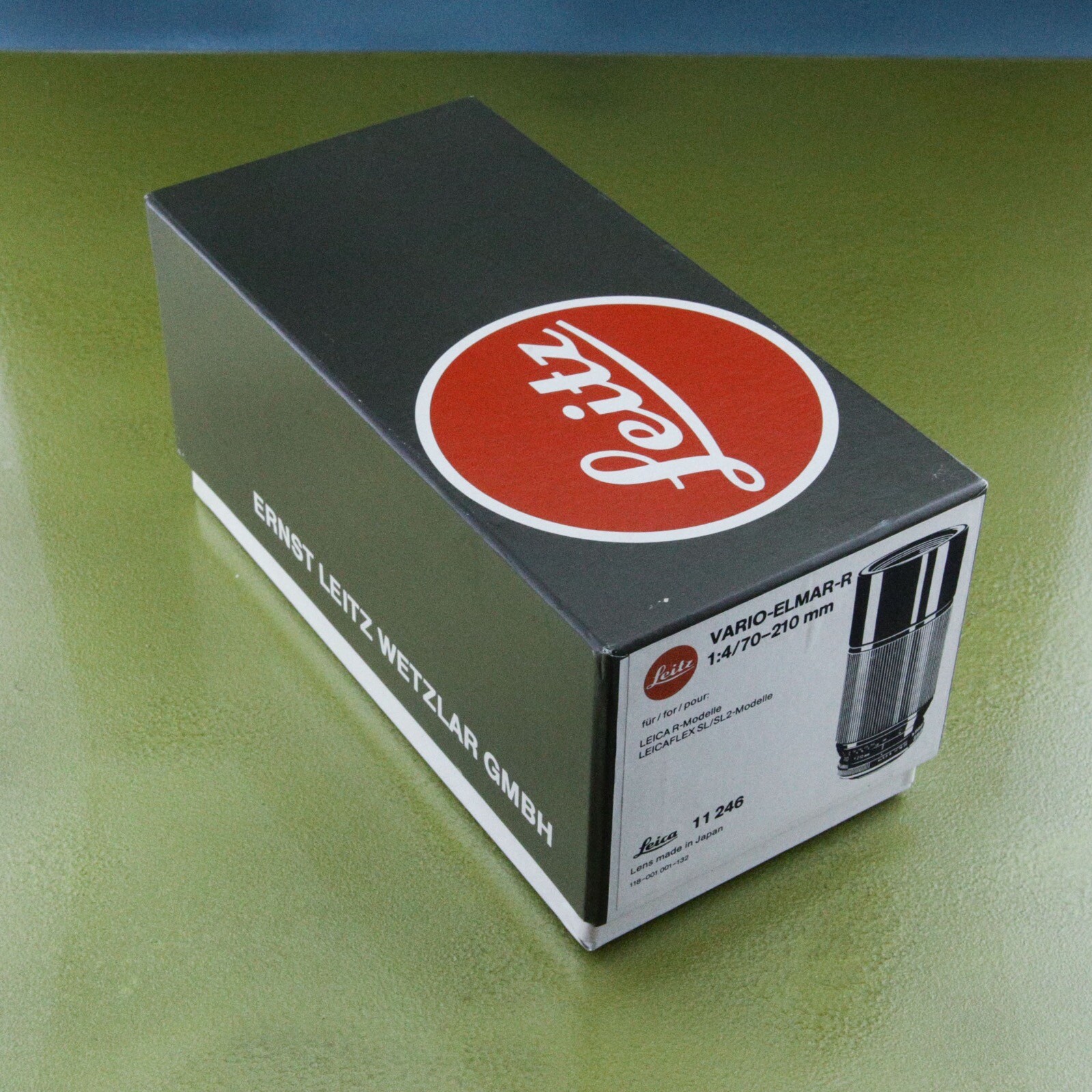 empty BOX VARIO ELMAR R 4 / 70-210, only BOX LEICA LEITZ packing wrapp 11246☆☆☆☆
