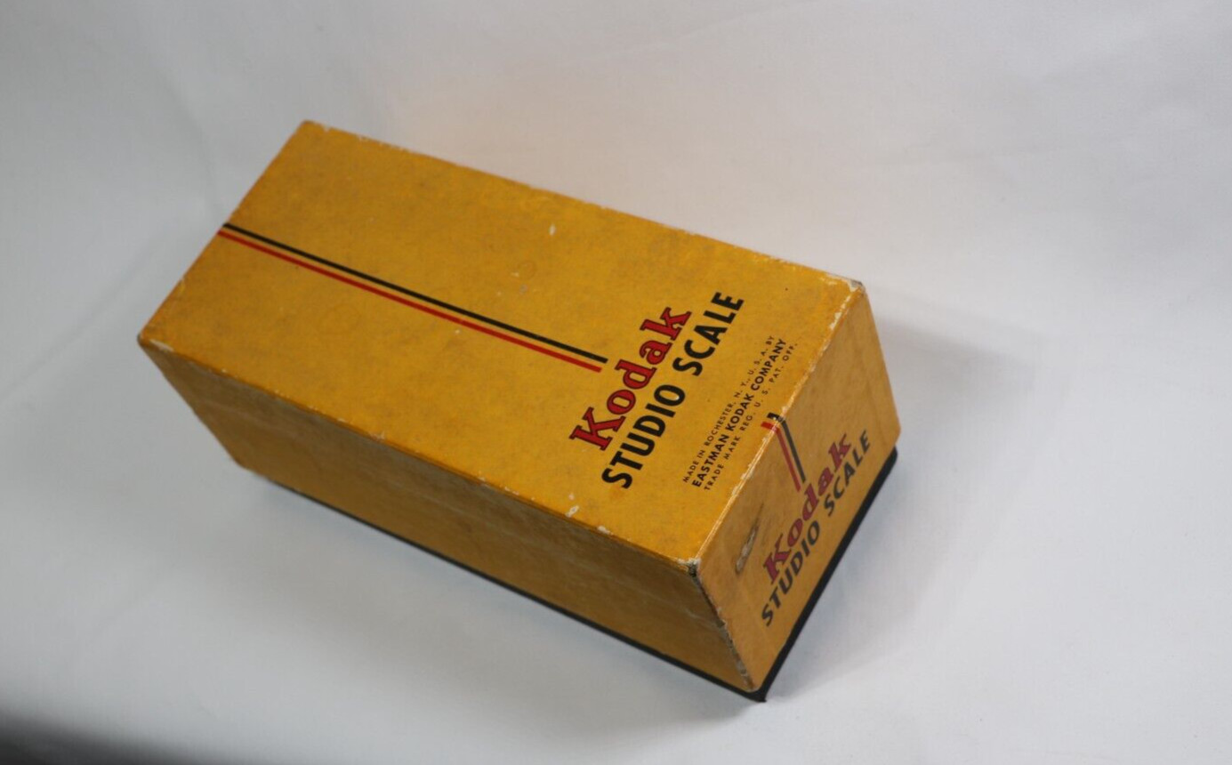 Vintage Kodak Studio Scale Art Deco Complete Weights, Box Chemical, Balance Beam