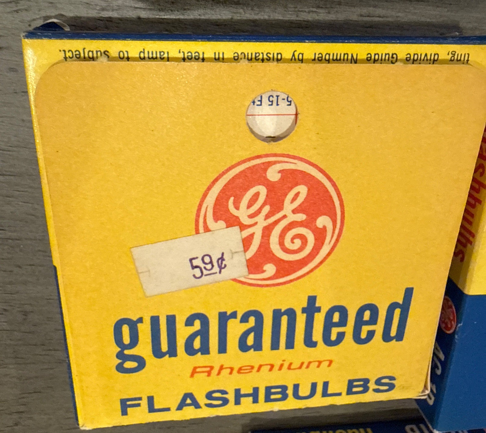 General Electric AG-1B Flashbulbs-5 Boxes Of 12/ 60 Bulbs- Vintage