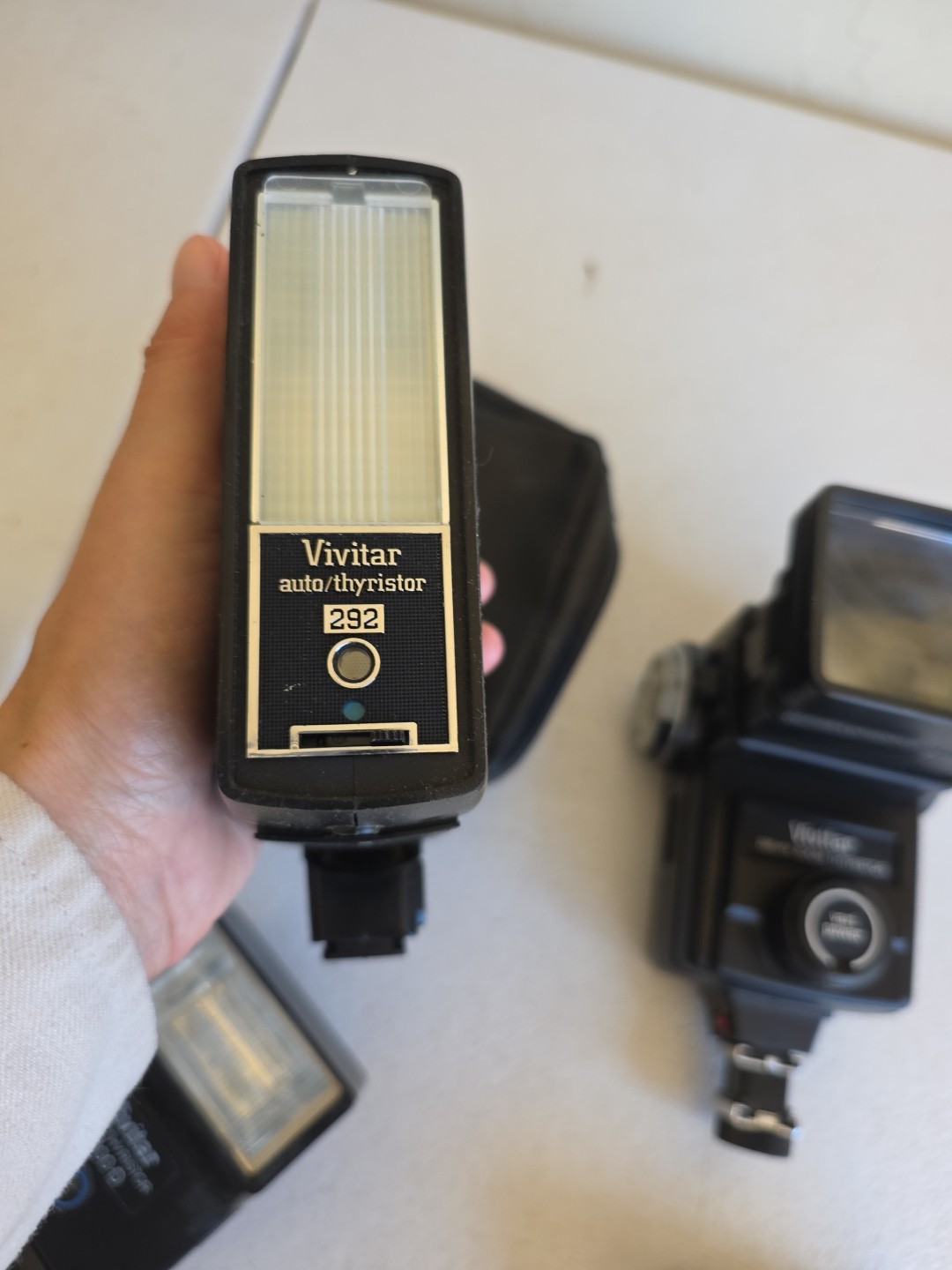 Vivitar Flash Lot Of 7 All Work Vintage Camera Accessories, Pre-owned