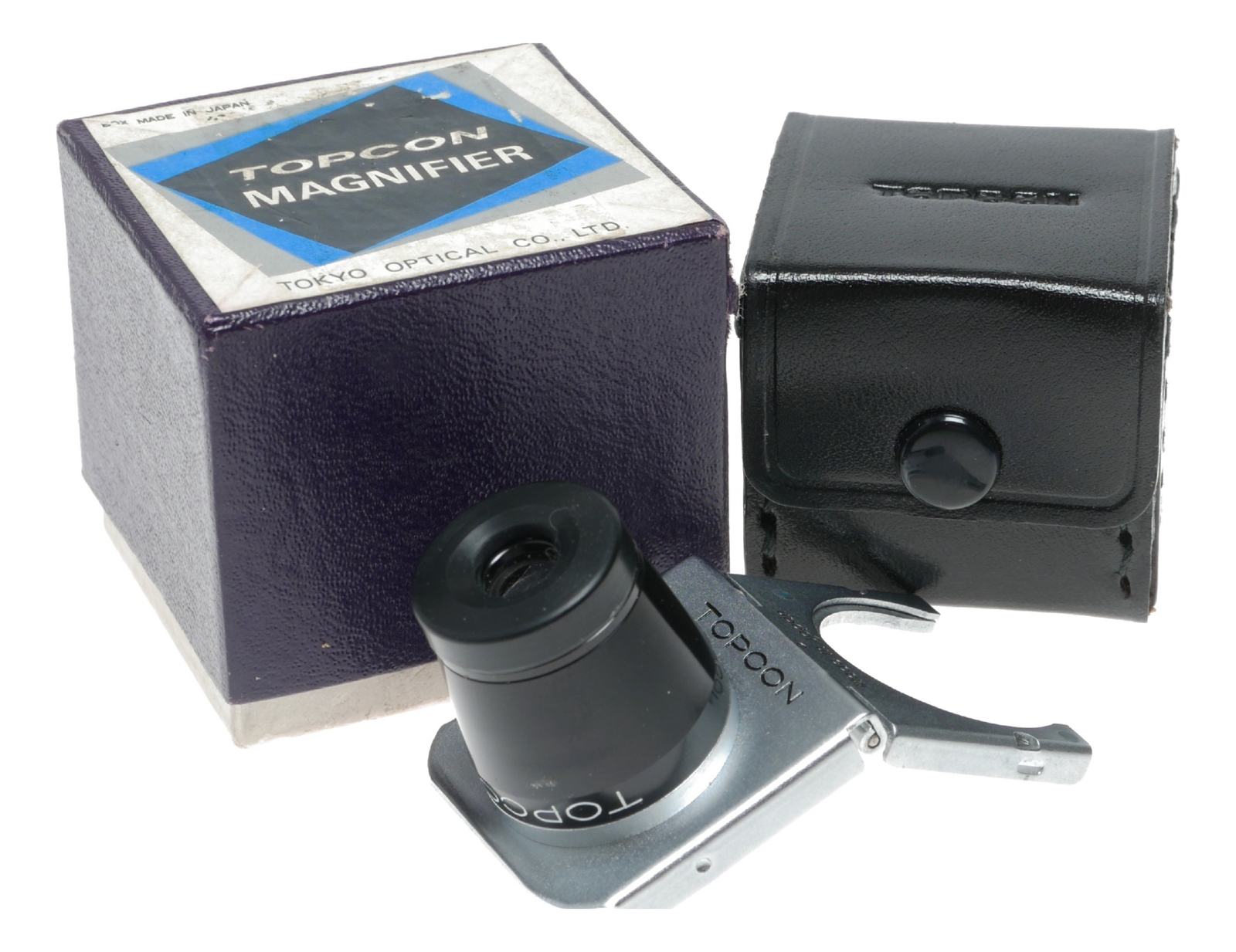 Magnifier viewfinder eyepiece Topcon boxed cold shu accessory