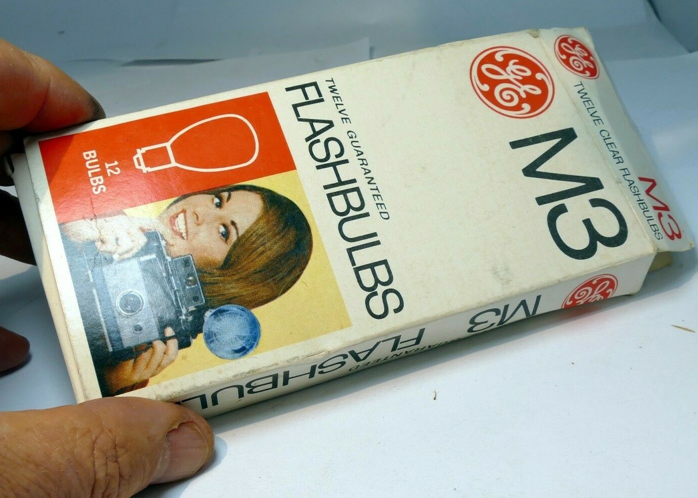 GE M3 Clear Flashbulbs Camera Flash Bulbs pack of 11 lot