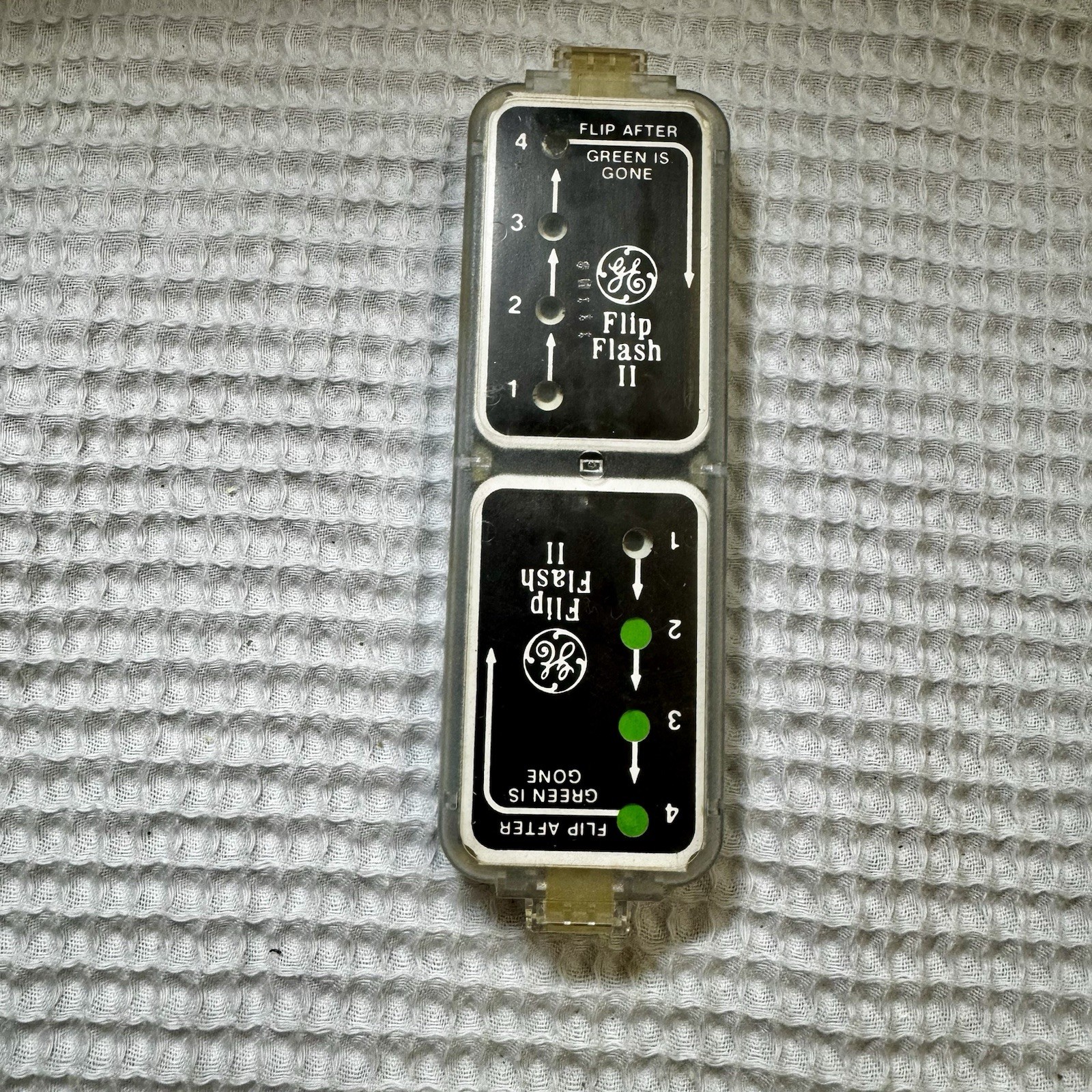 Vintage GE Flip Flash II Lot of 3 Camera Flashes 2 Packaged 1 Loose Untested