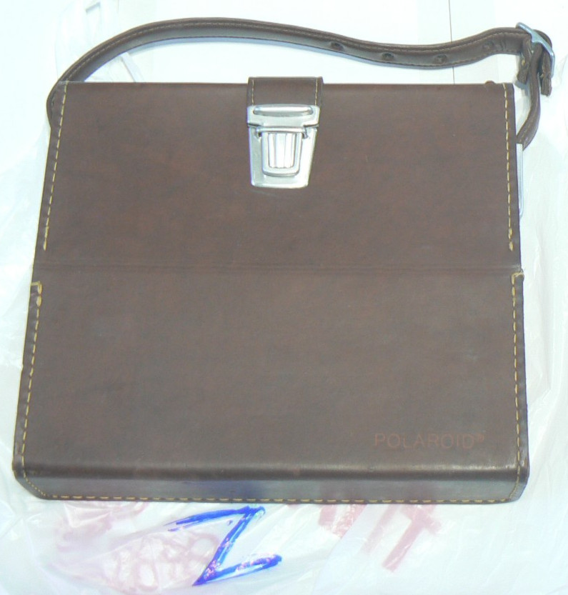 Polaroid Leather Compartment Case for Folding SX-70 Tan Camera & Accessories Z