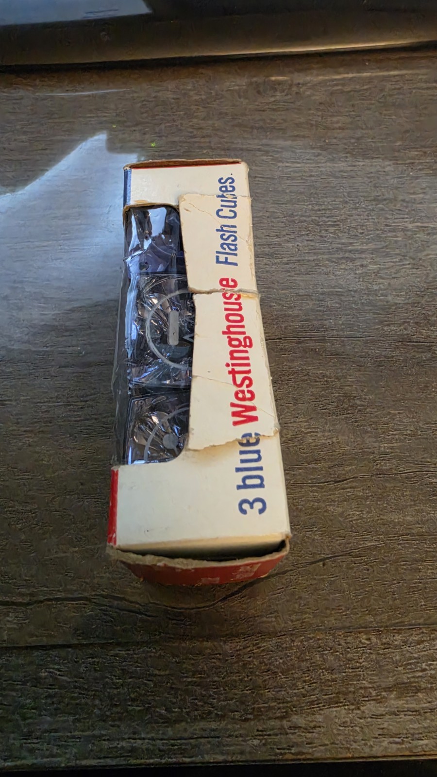 3 Blue Westinghouse Flash Cubes 12 Flashes (B15) Unused but Old Stock
