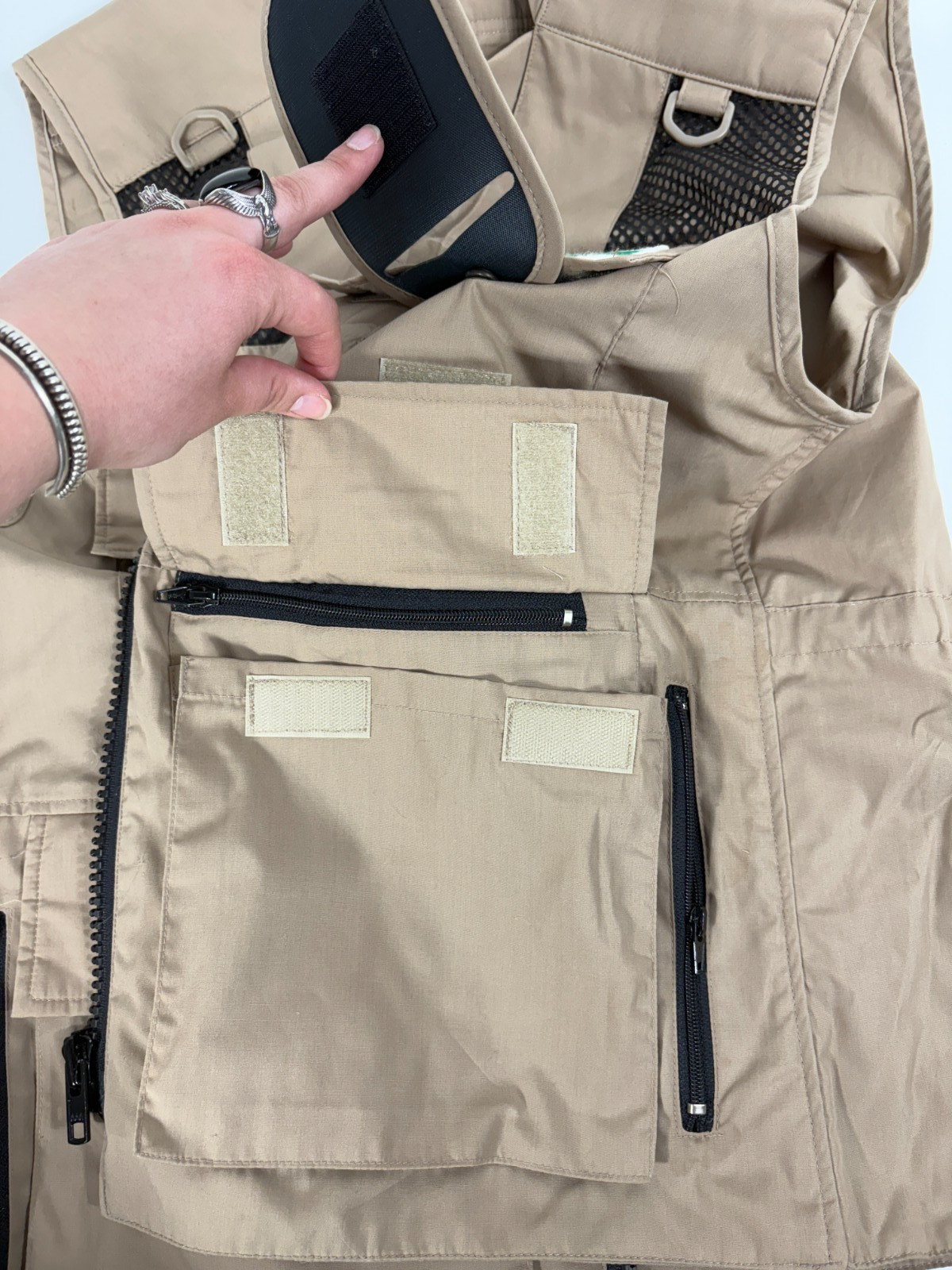 Vintage Fuji Film Professional Media Press Vest Photographer Korea 1980s XL