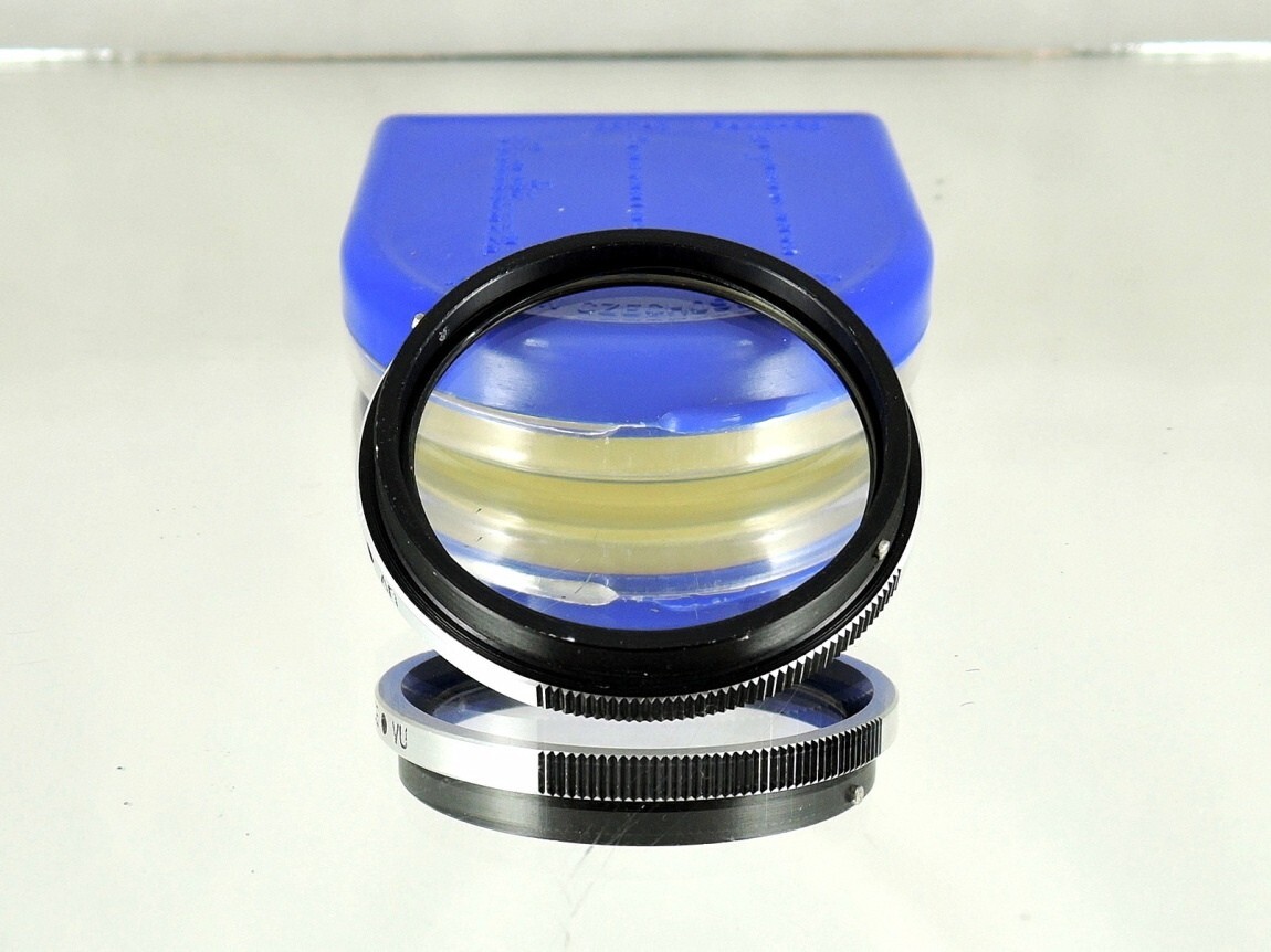 Flexaret UV B36 Filter Meopta Accessories Bayonet RARE + right blue plastic box.