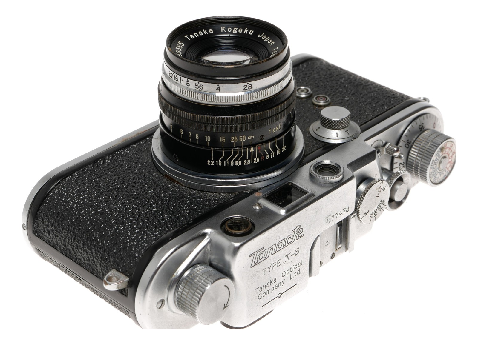 Tanack IV-S Rangefinder Camera with Tanar 50mm f/2.8 Lens