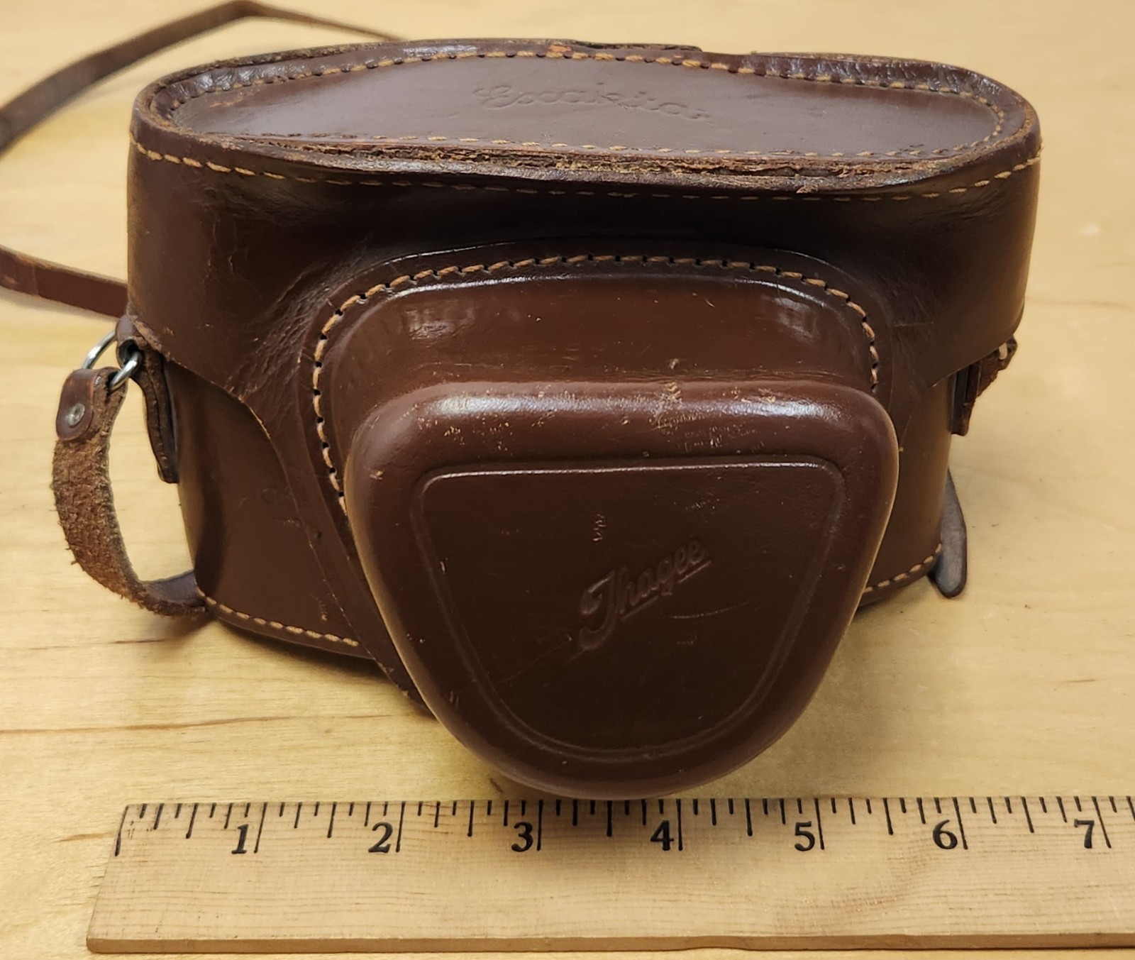 Vintage 1950’s Ihagee Dresden Leather Ever-Ready Camera Case Exakta Varex VX