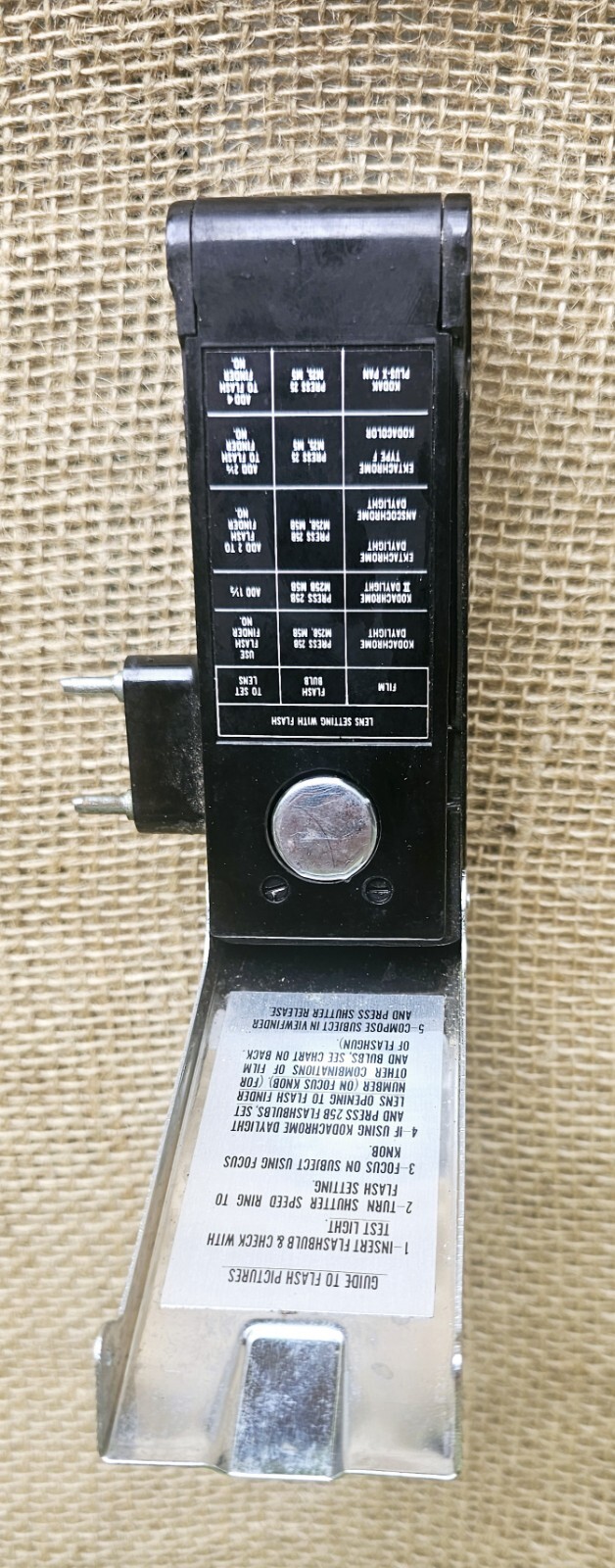 Vintage Polaroid Model 268 Flash Gun Bulb Attachment, New Oil & Argus Flash Att.