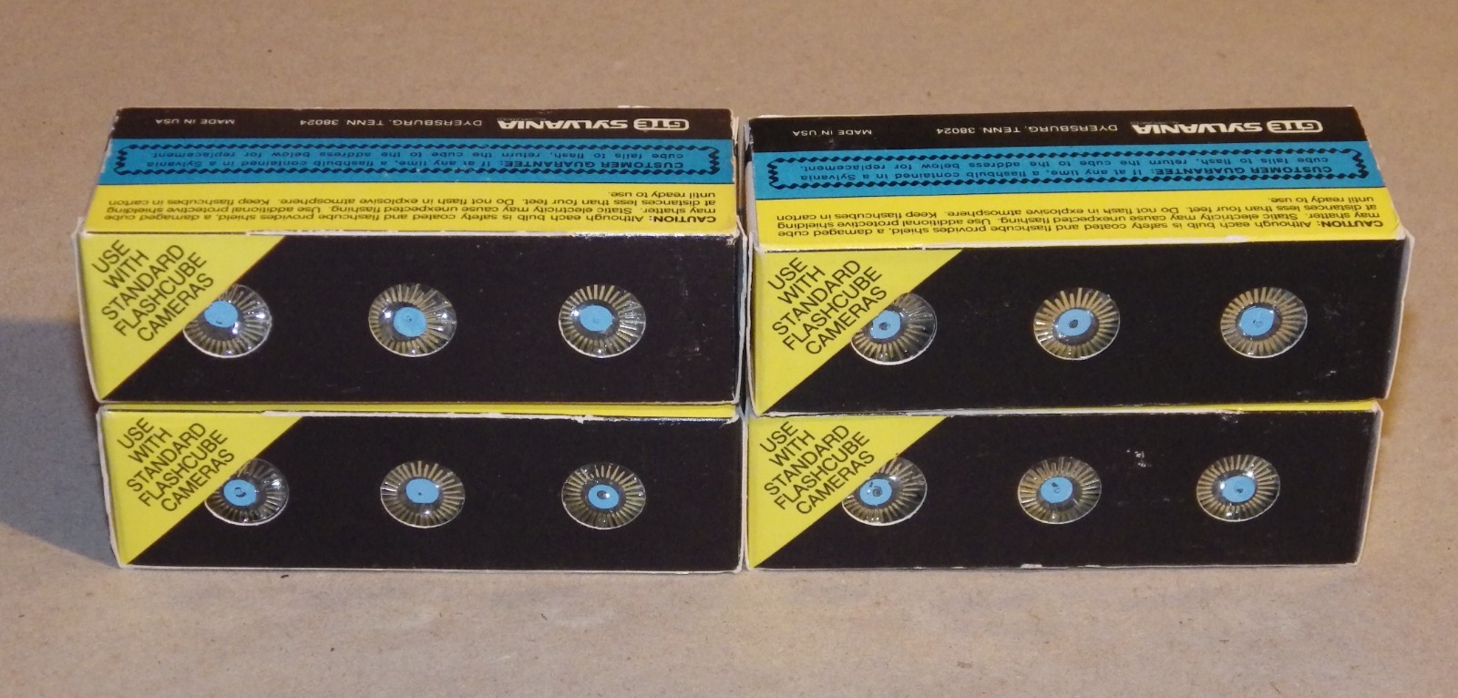Sylvania Flashcubes for old film cameras