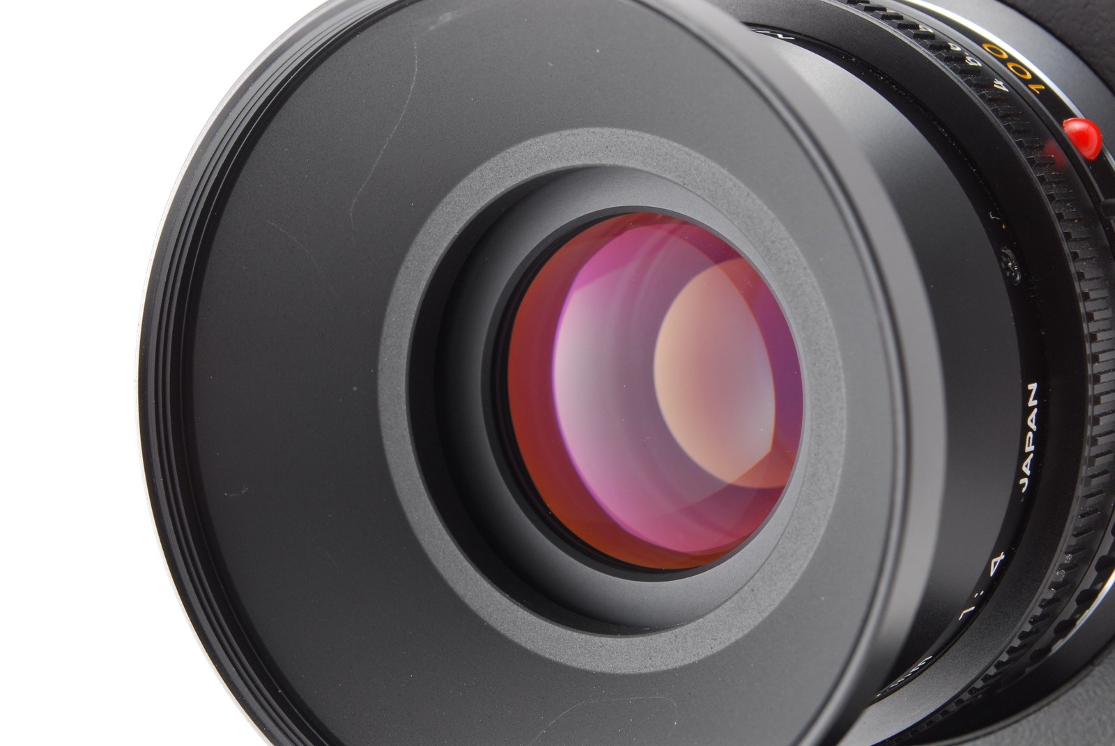 [Top MINT] Minolta Auto Bellows Macro Rokkor 100mm F/4 Lens + Bellows From JAPAN