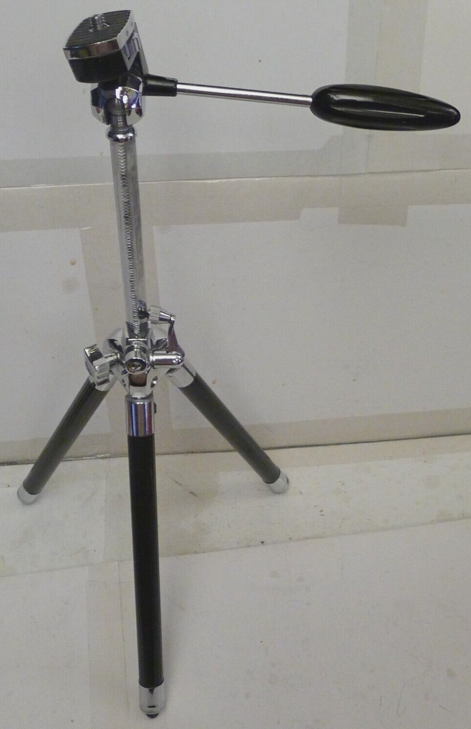 Manon Compact Telescopic Tripod w/Elevator Hand Crank +Original Case -Japan