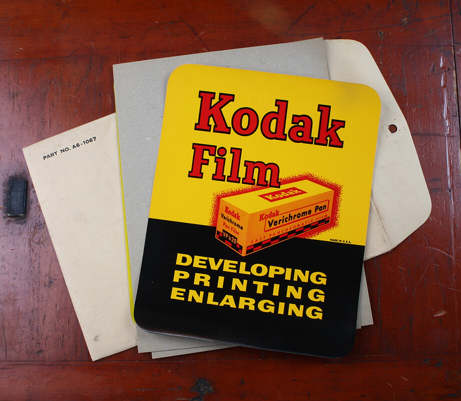 KODAK WINDOW DECAL FOR KODAK FILM, IN NICE ENVELOPE, A6-1067/cks/215190