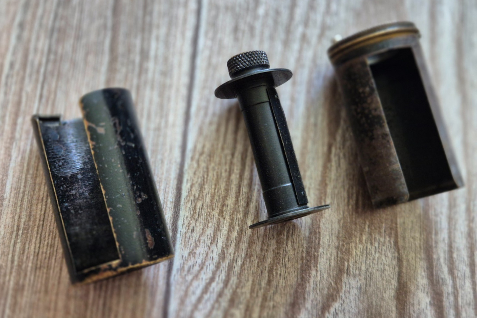 Vintage brass metal FED take up spool for Leica fed zorki cameras
