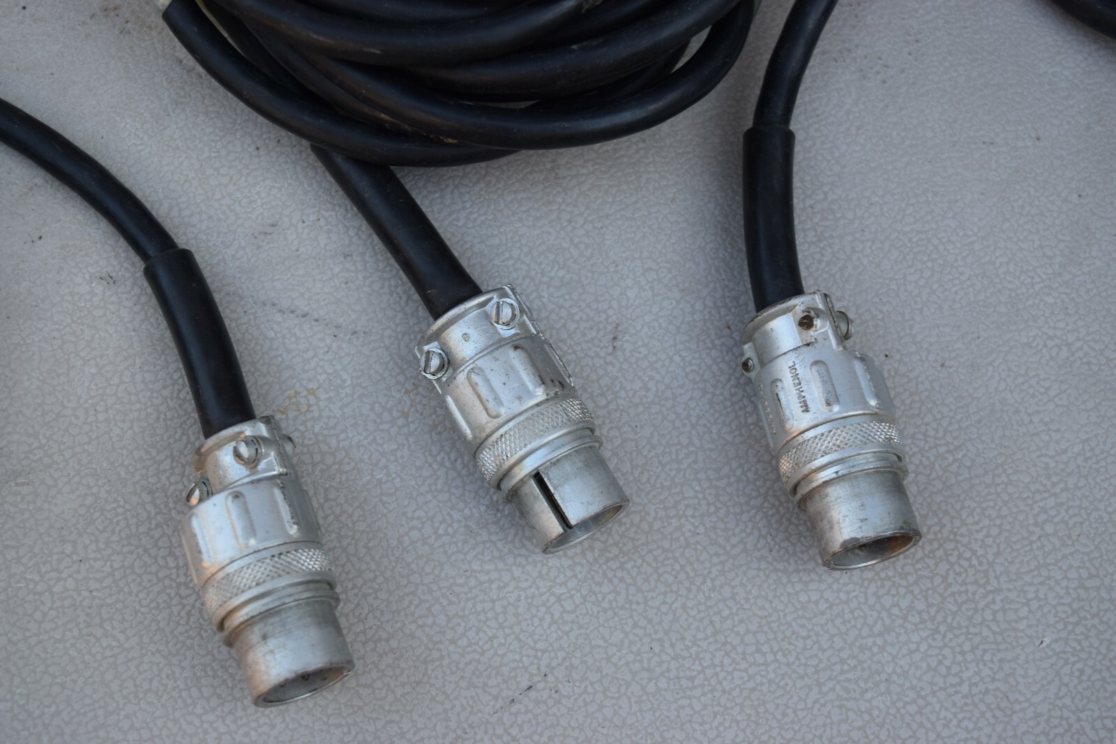 Vintage Set of 3 Norman Enterprises LK125D Lampheads Flood Light Photo Equipment