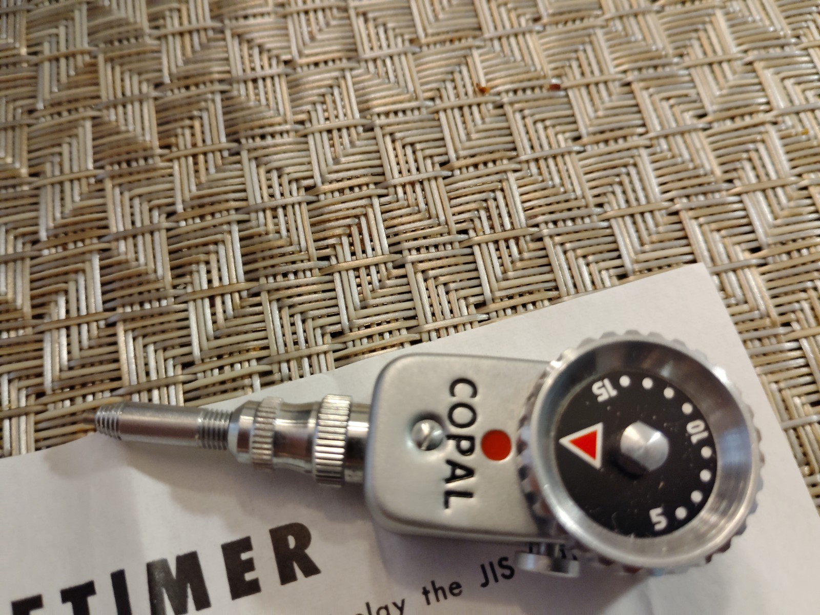 Copal Camera Self Timer w/ Box – Vintage, Chrome Japan