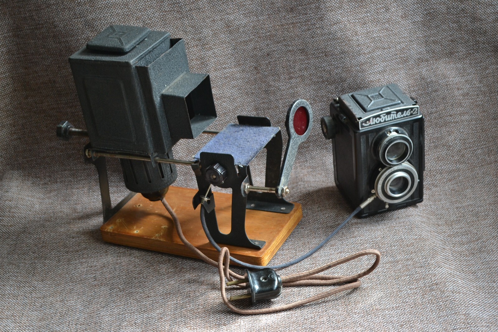 VERY Rare UPL-1 Soviet Magnifying attachment for LUBITEL camera