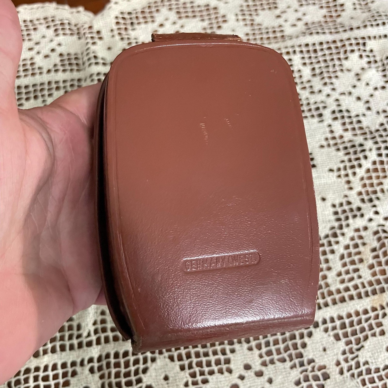 Vintage Gossen Lunasic Camera Color Finder Light Meter in Leather Case