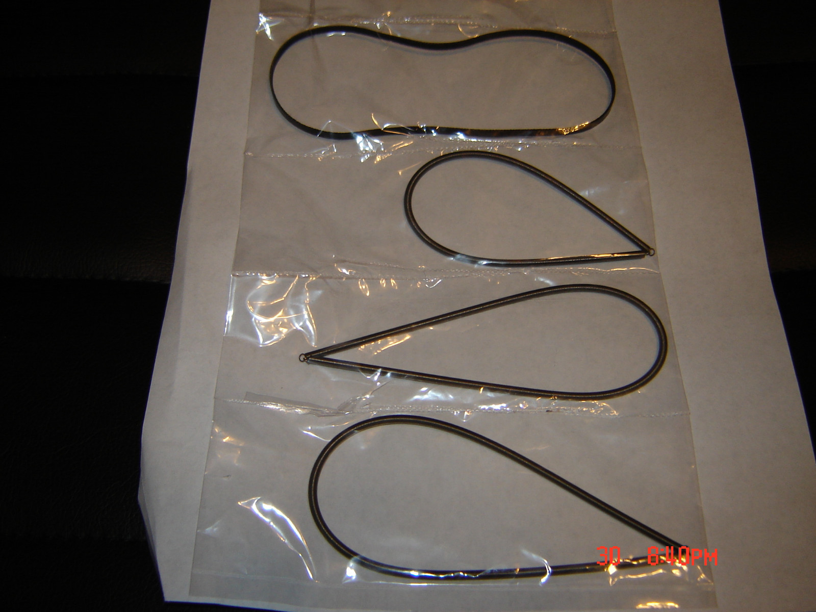 KEYSTONE A-81 Projector Belts,3 Wire Belts,1 Fabric Motor Belt, 4 Belt Set