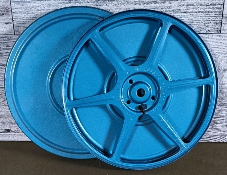 Lot Of Vtg 8MM 4 Films, 2 Empty Case Reels, 2 Small Plastic Reels – Metal Cases