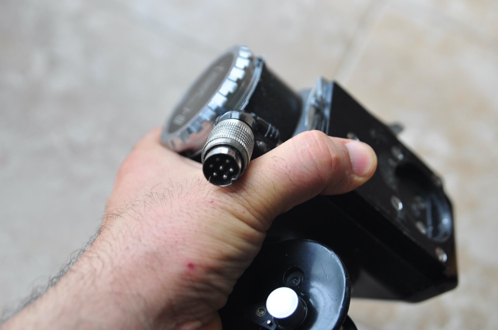 Bolex hand grip for Bolex H16 Reflex camera EBM camera