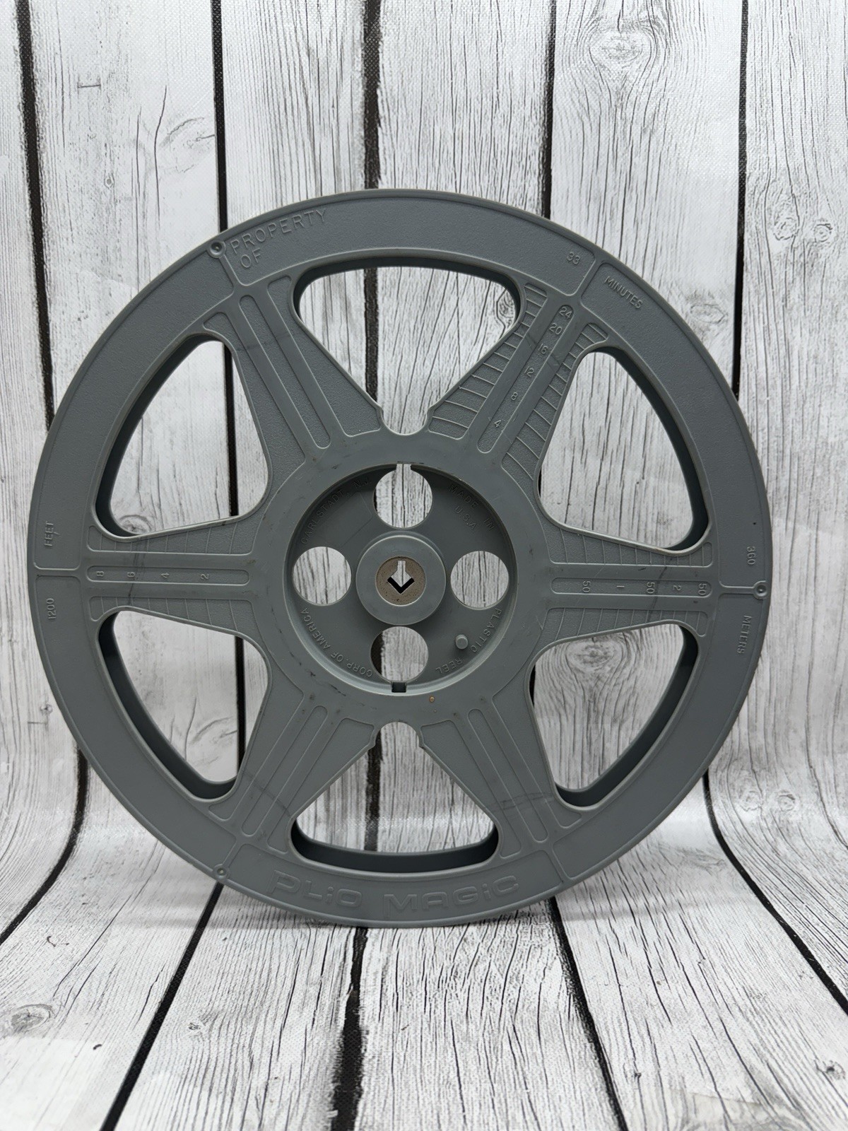 Plio Magic 1200ft 33min 12″ Reel Plastic Vintage USA