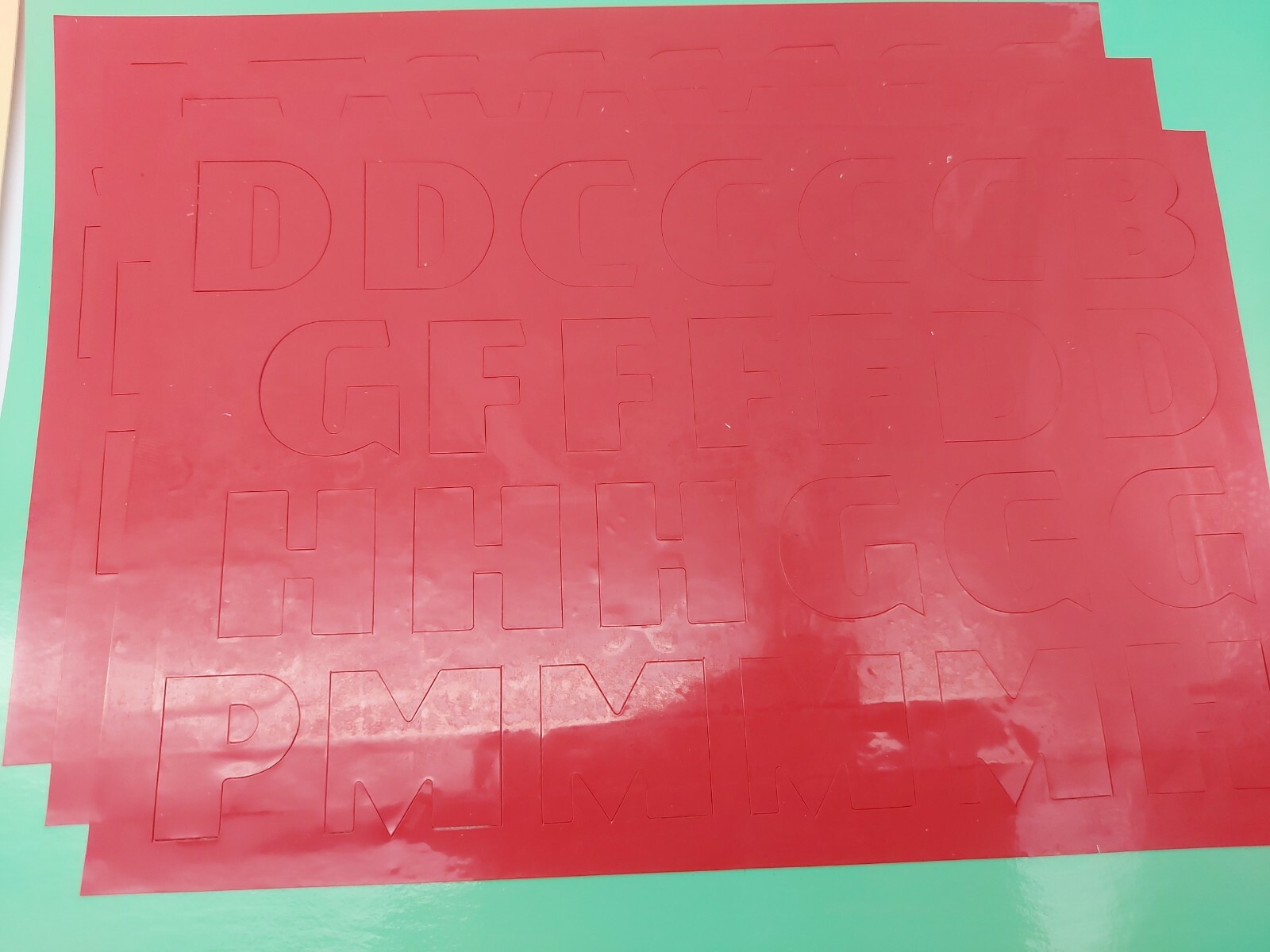 Home Movie Business Slide Title Set Vtg Clingtite Lettering Kit All-Purpose