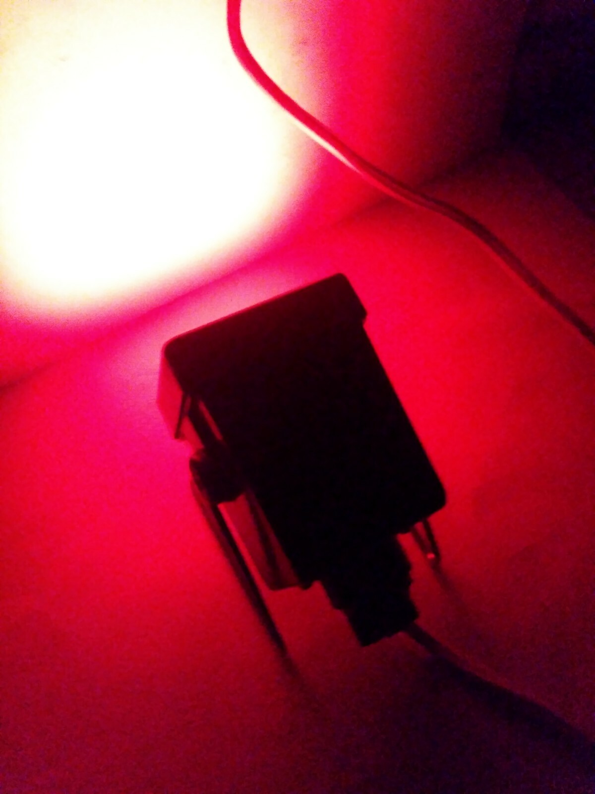 Vintage Russia USSR Red Light Photo Lamp Lantern 220 v
