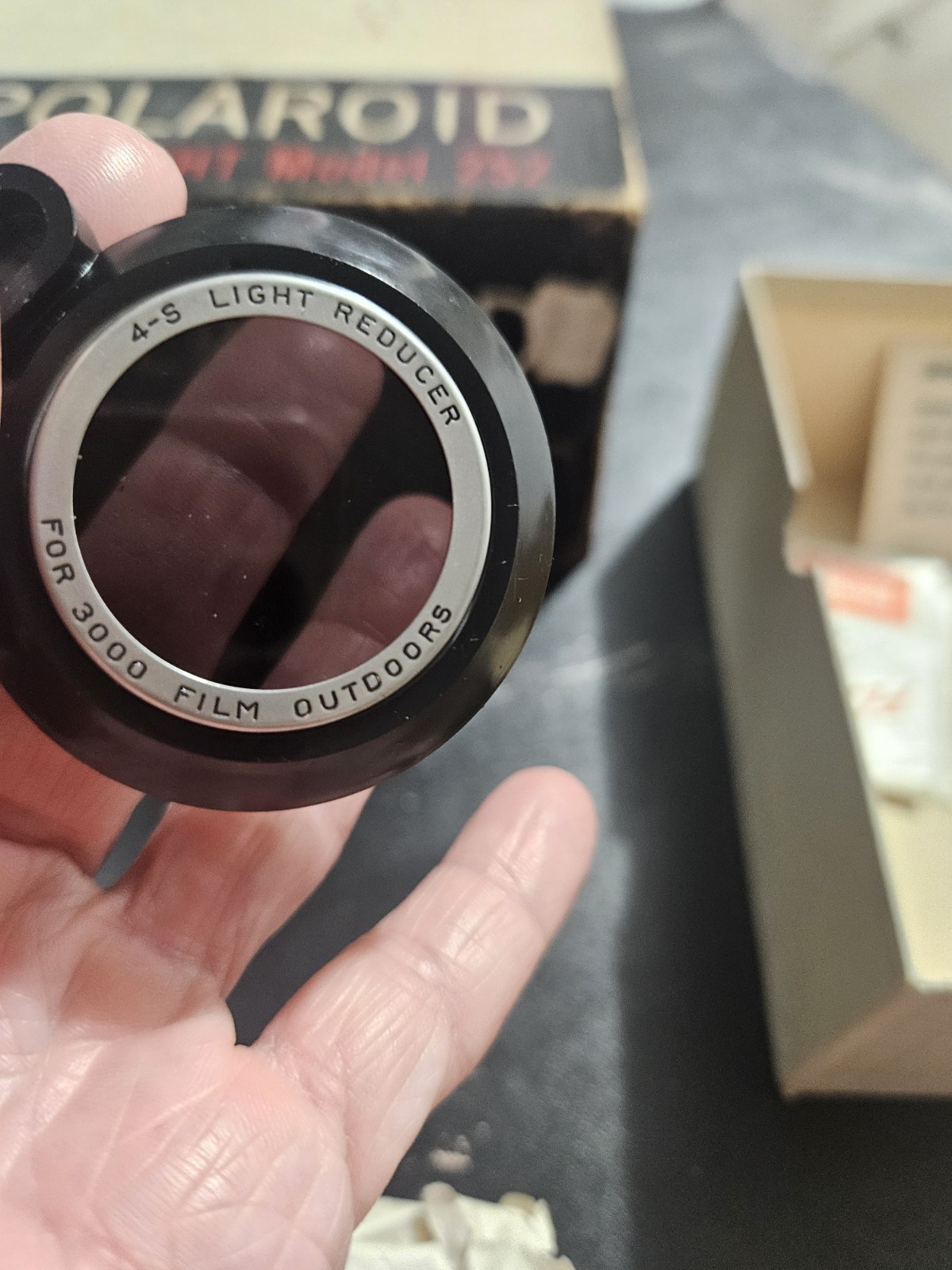 VINTAGE POLAROID WINK-LIGHT MODEL 252 EXTERNAL FLASH UNIT W/ORIGINAL BOX