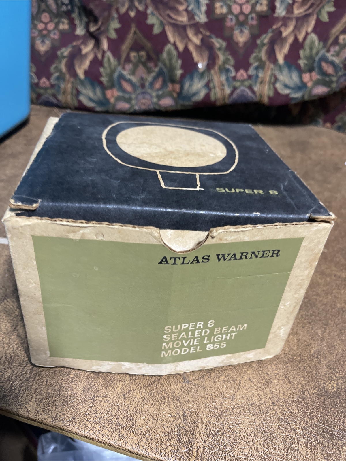 Vintage Atlas Warner Super 8 Sealed Beam Movie Light Model 855 Tested Working