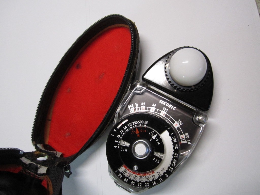 SEKONIC PRO EXPOSURE LIGHT METER for BOLEX 16MM MOVIE CAMERA, WORKING! #2