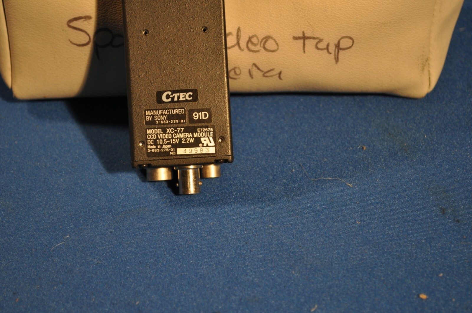 Sony CCD B&W Videotap Camera