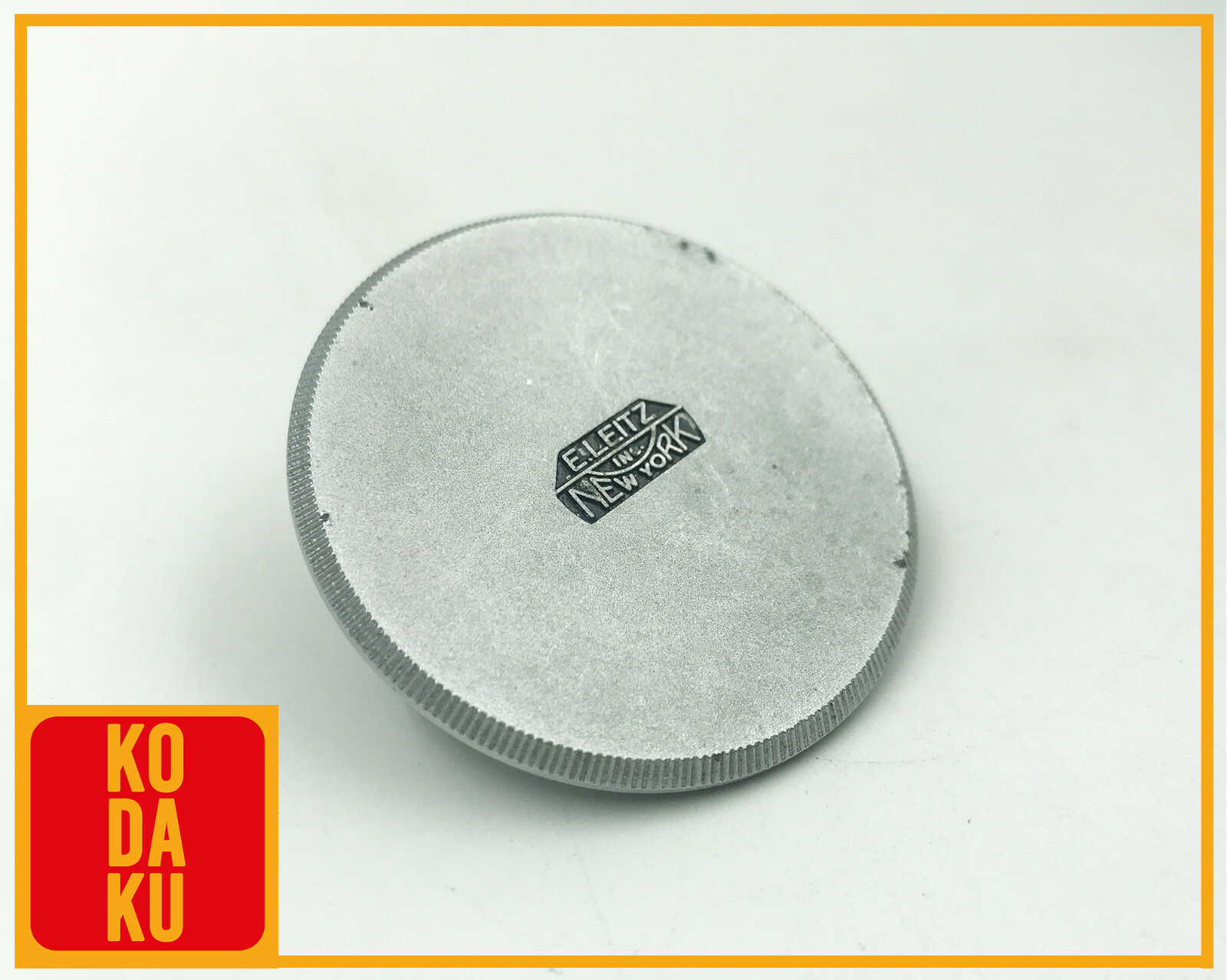 Leica Chrome E.Leitz New York Inc. ORTVO Body Cap embosed L39