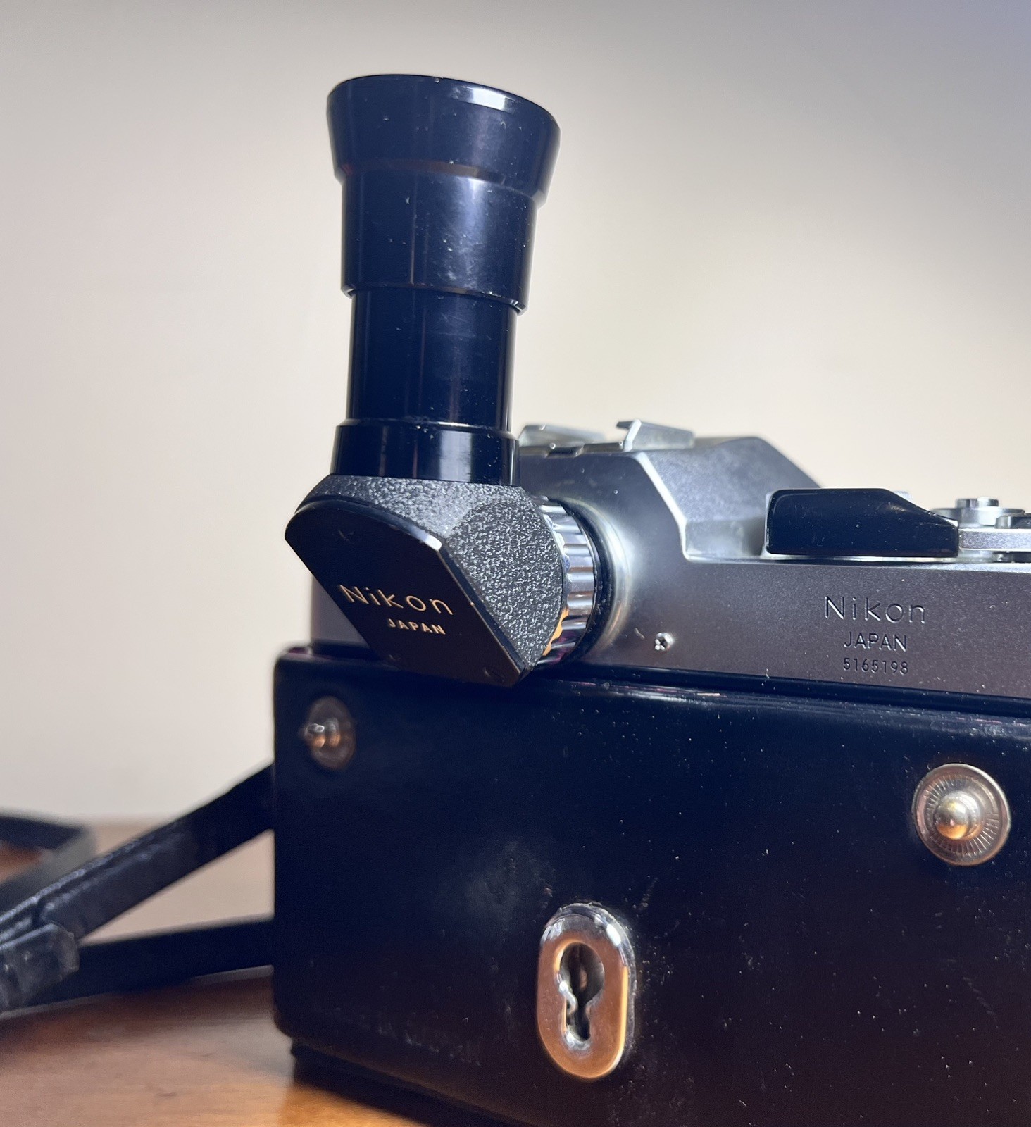 Vintage Nikon nikkormat right angle viewing attachment (Black) made in Japan