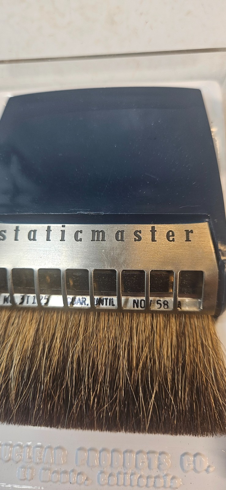 Vintage Staticmaster 3T125 guar. to Nov. 58 by Nuclear Products Co. S 2 B1