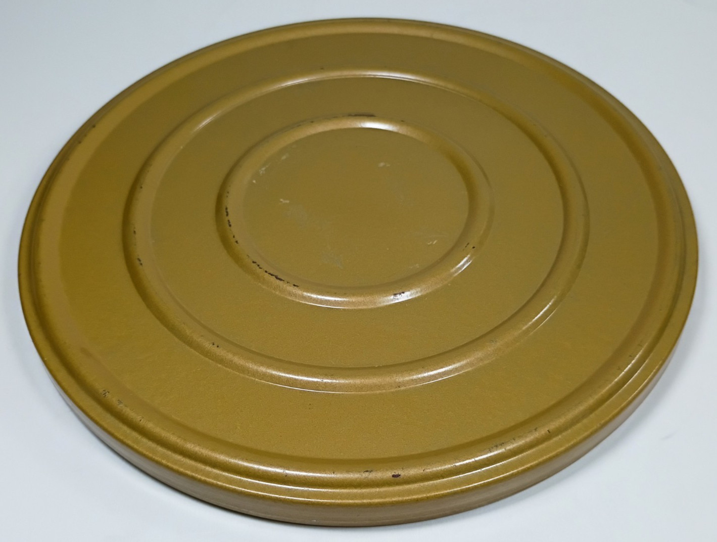Vintage Empty 8mm Film Reel Metal Storage Tin. For 7″ Reel.