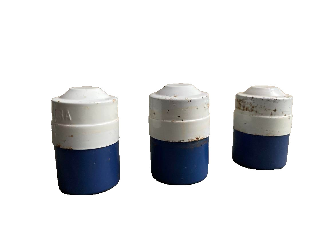 Vintage Sakura Film Case Set of 3 Aluminum Canister Showa Retro Japan 1970s Rare
