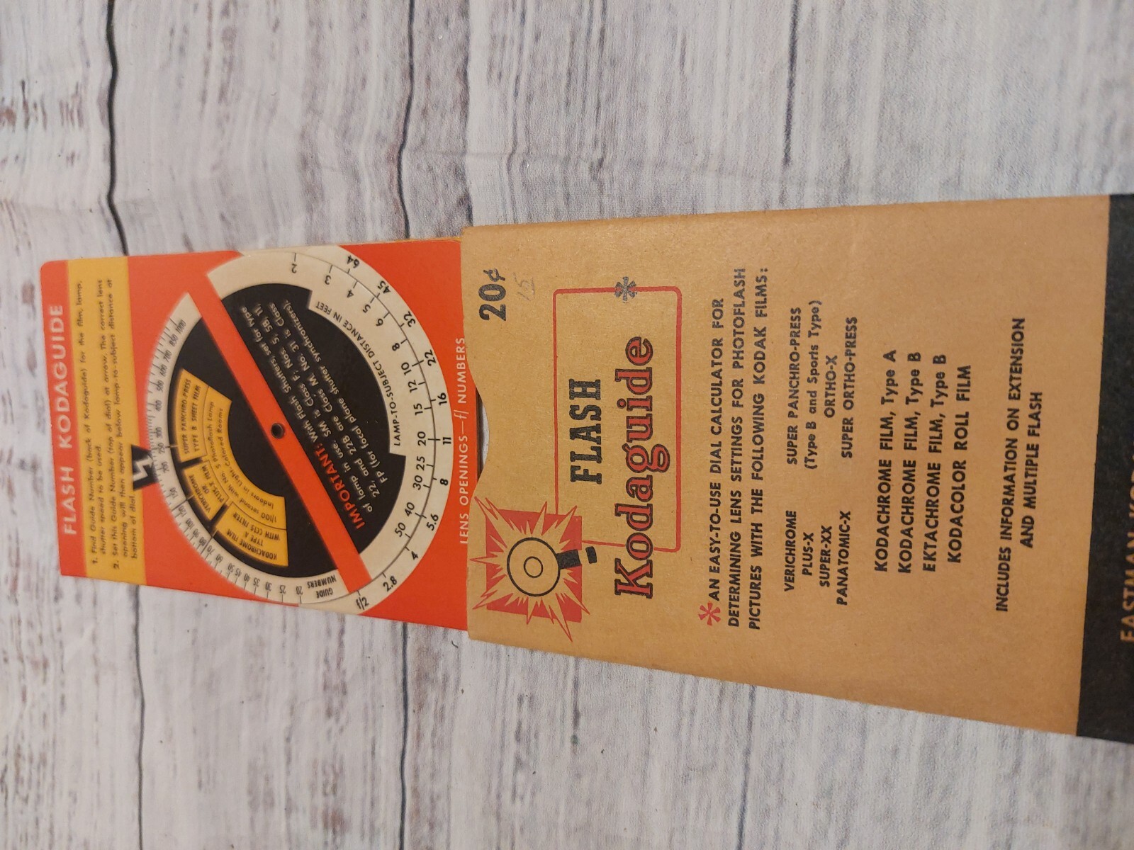 Kalart Speed Flash Safety First De Luxe Compak Original Box 1950’s (O)
