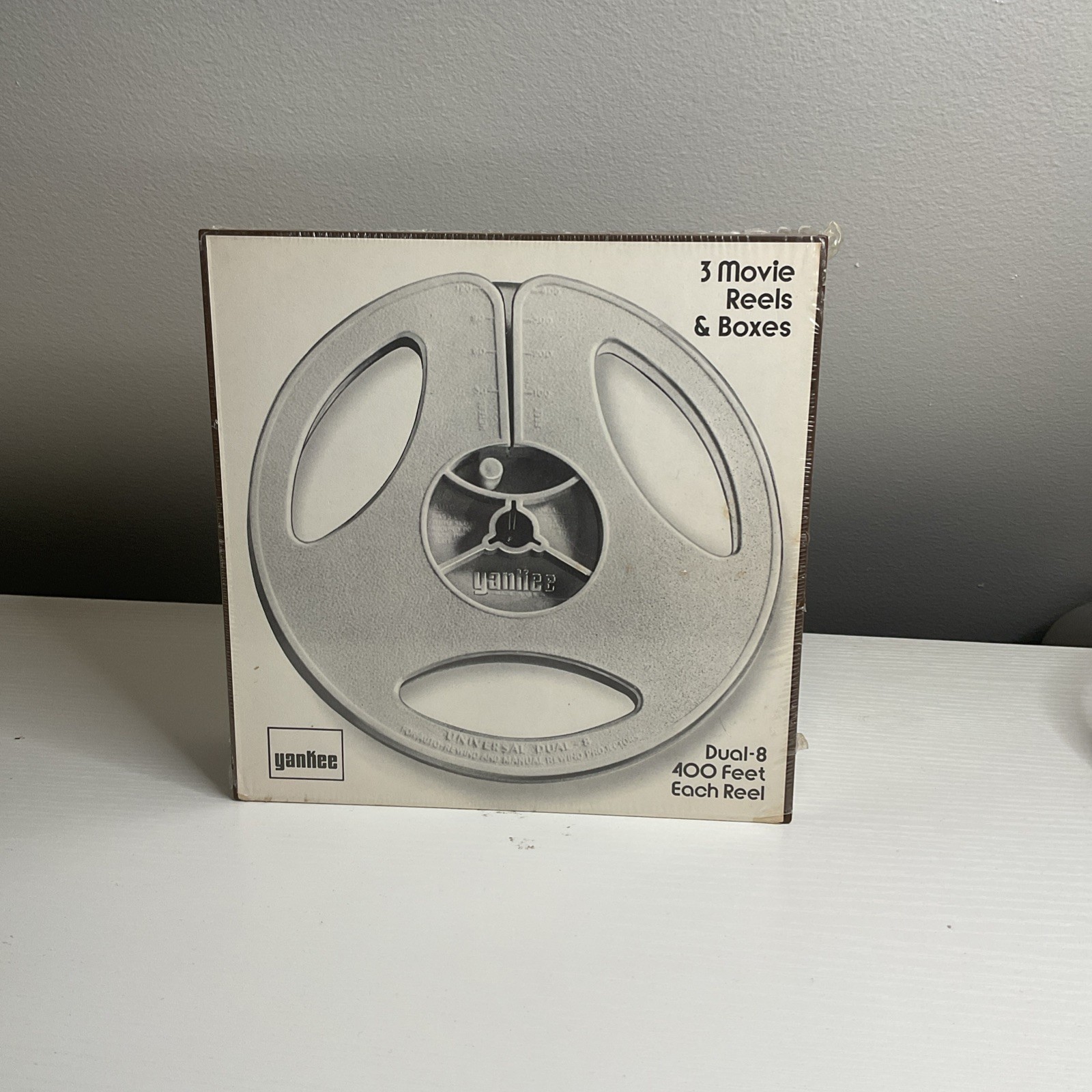 Vintage NIB Factory Sealed Yankee Movie Reels Set of 3 Reels and Boxes Dual-8