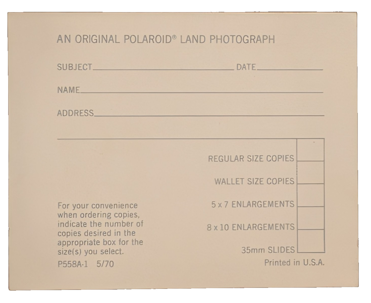 Vintage Polaroid Polacolor Print Mounts – Qty 24 – Approx 3 1/4 x 4 1/4″