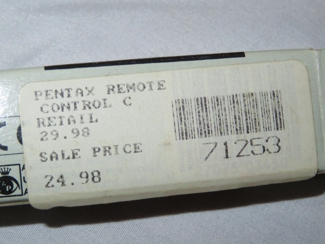 Vtg Pentax Remote Control C Set Factory Sealed w/ Original Box
