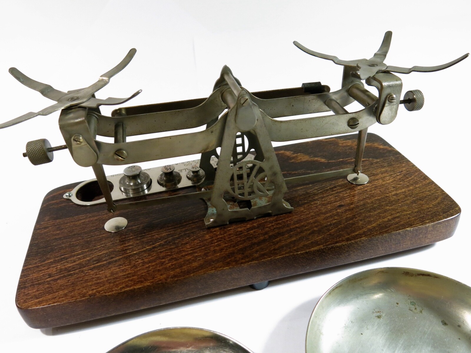 Antique Kodak Studio Scale with Weights — Refinished Base plus New Feet