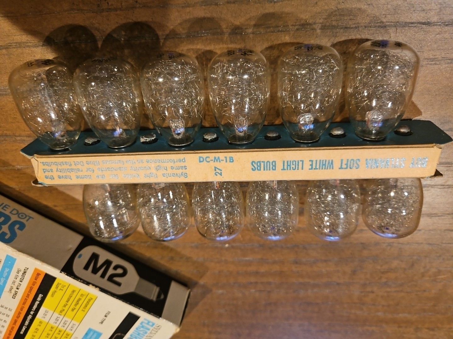 Vintage Sylvania Blue Dot Flashbulbs Lot – 2 M3 & 1 M3 , Missing Bulbs