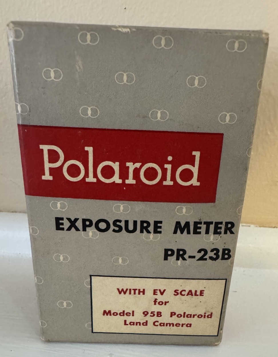 Vintage Polaroid Exposure Meter PR-23B w/ Box & Manual EV Scale