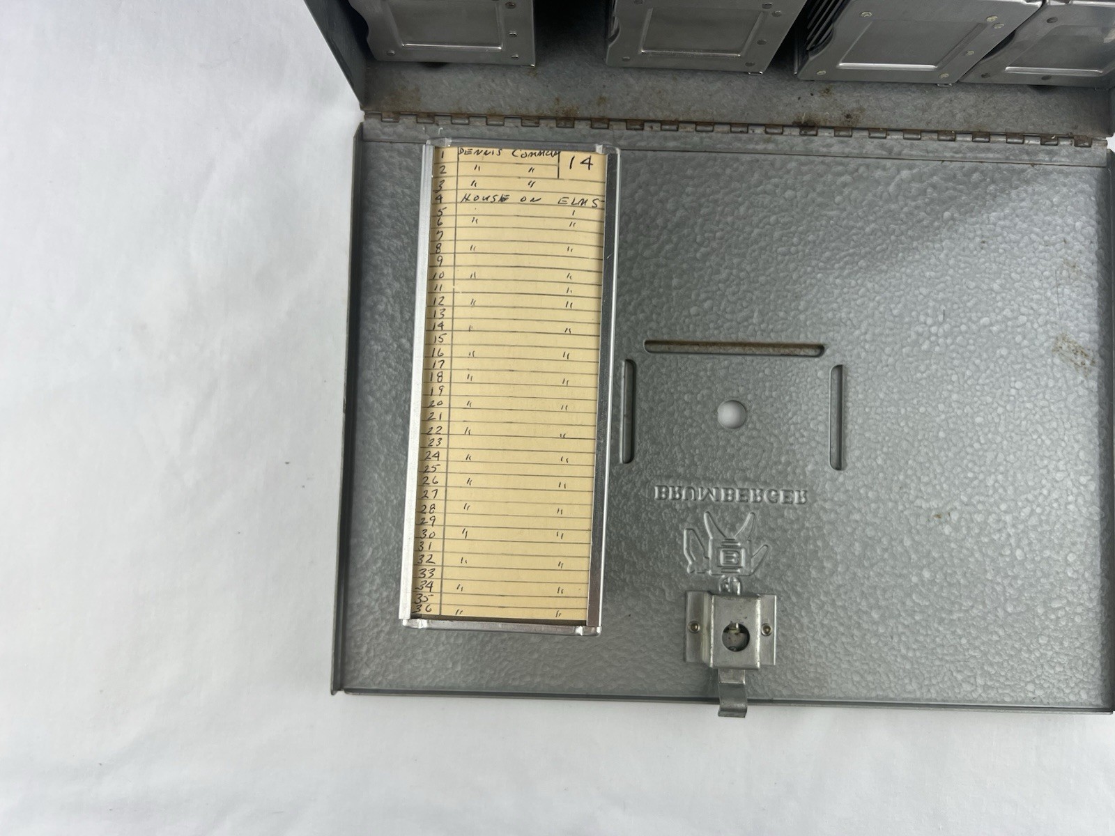 Brumberger Metal 35mm Carrying Case Plus 12 Slide Trays
