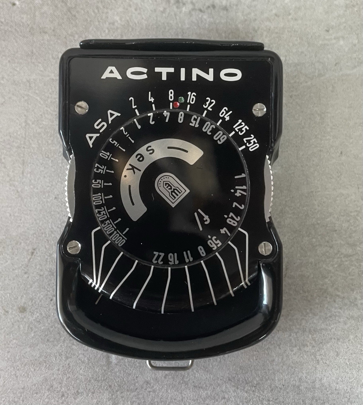 ctino A Light Exposure Meter w/ Case Box Instructions Germany VTG