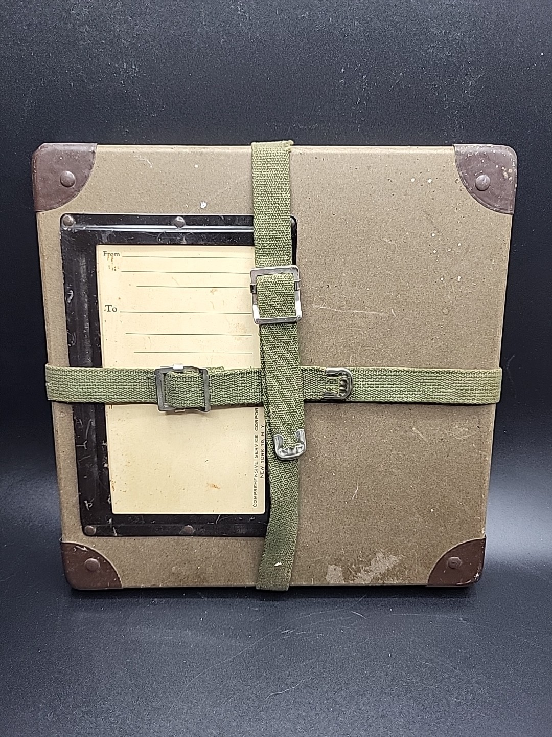 Vintage Movie Film Shipping Box With Straps