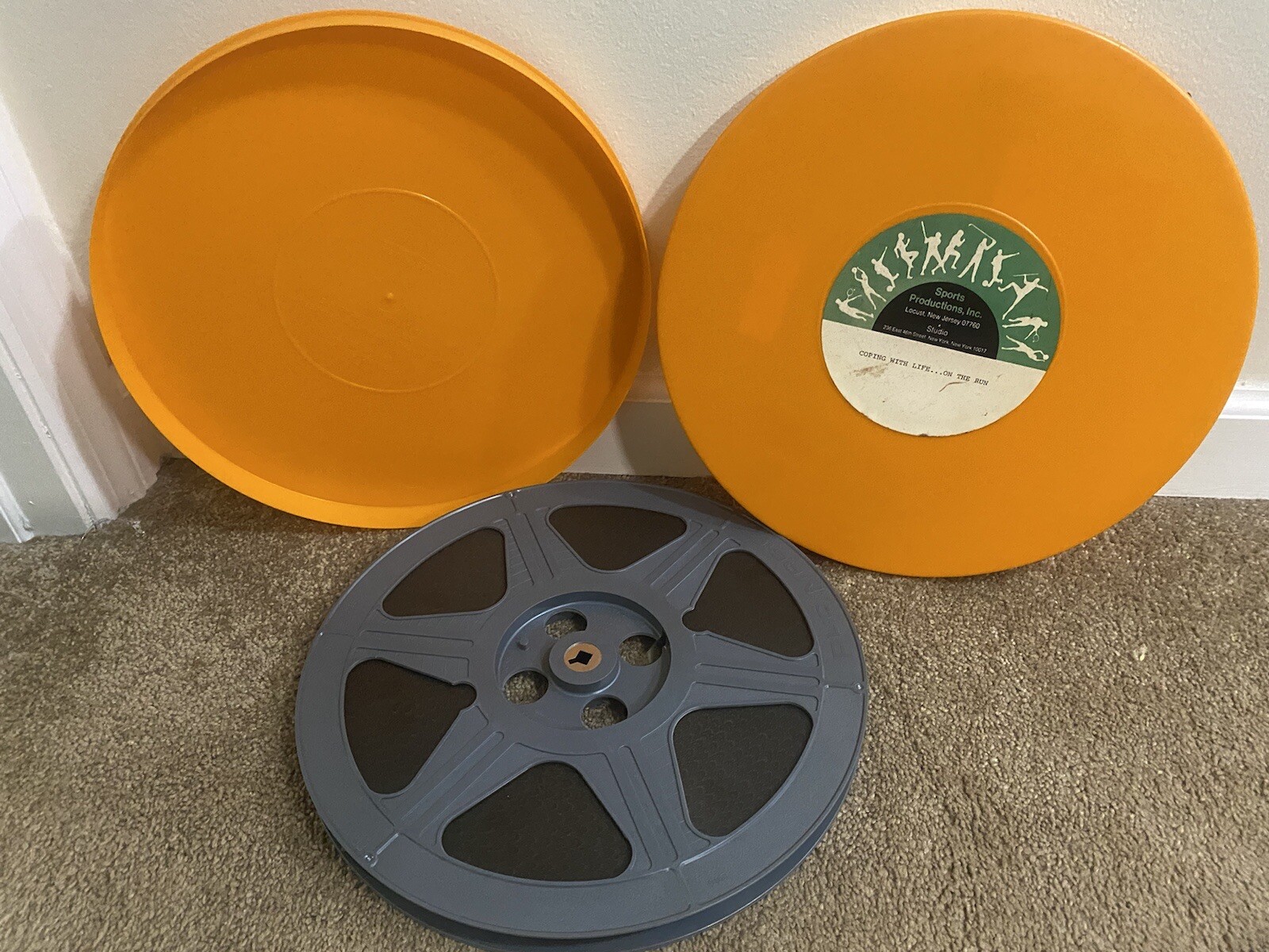 PlioMagic Plastic Film Movie Reel1200 Ft -33 Minutes 16mm With Life On the Run